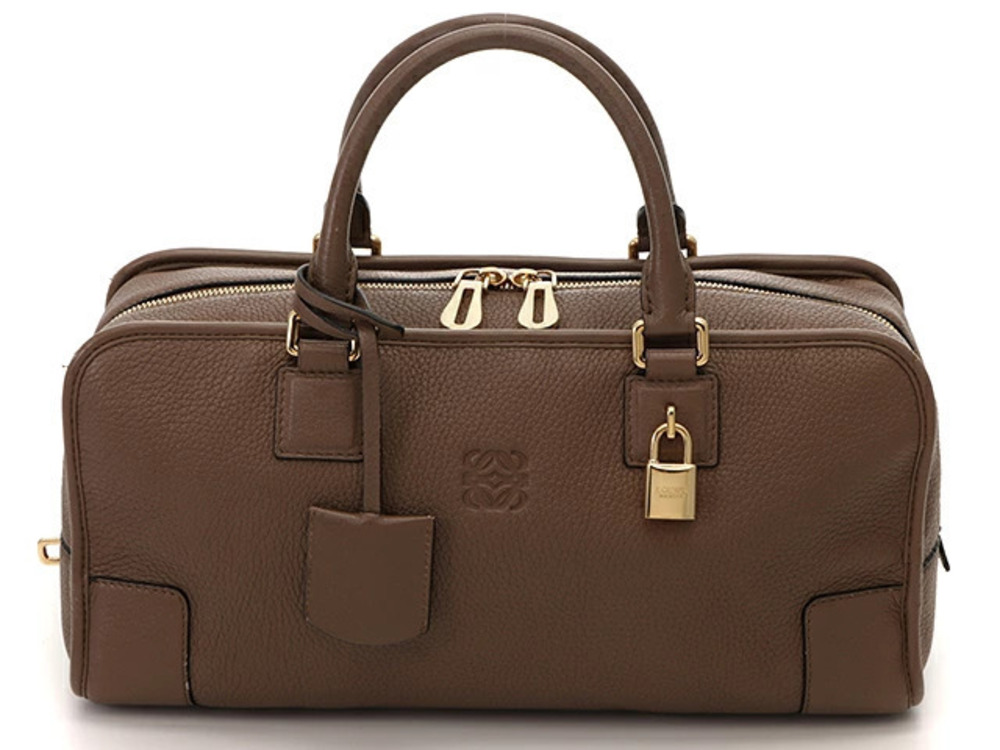 Loewe Amazona Handbag Leather Brown